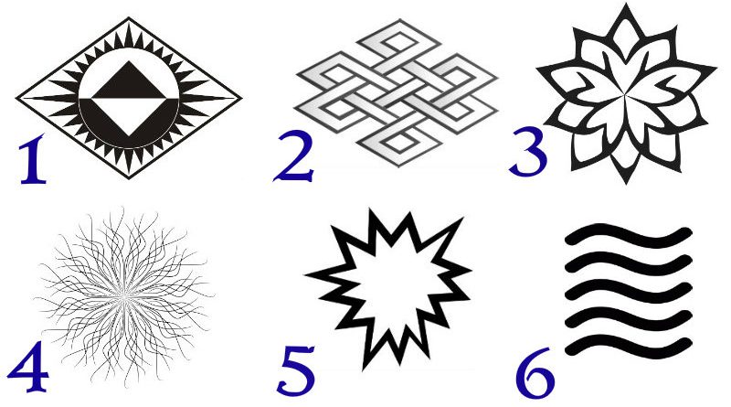 Izaberite jedan od simbola sa slike i saznajte koju poruku vam univerzum šalje