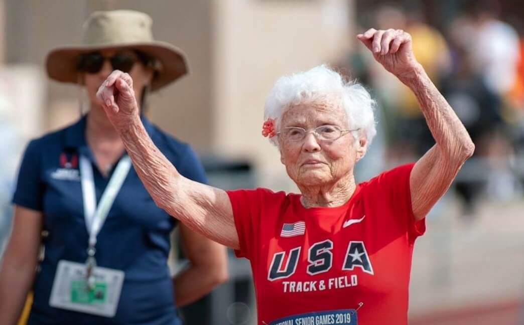 Bakica iz Amerike ima 103 godine i još uvek se bavi sportom!