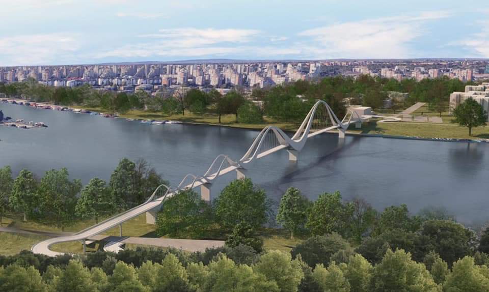 Most za pešake umesto broda od Novog Beograda do Ade