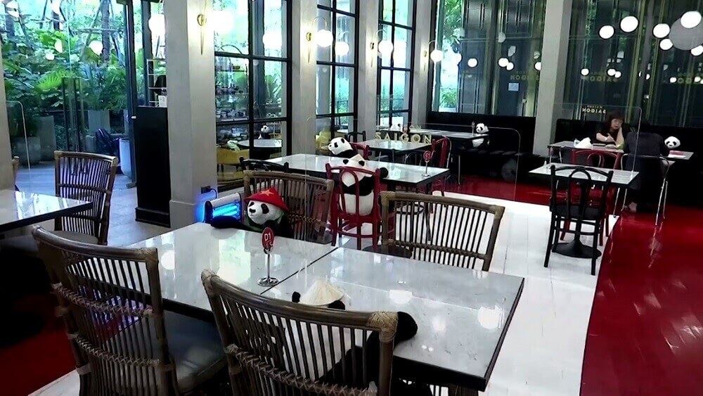 U ovom restoranu na Tajlandu dočekuju vas pande!