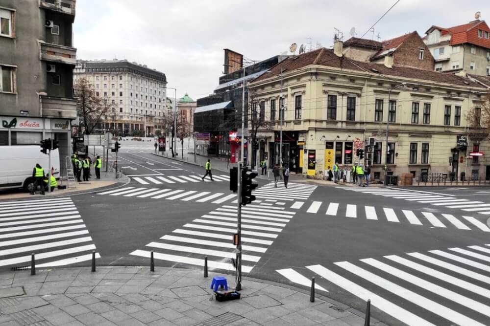 Presmešne reakcije sa društvenih mreža na novi pešački prelaz u Beogradu