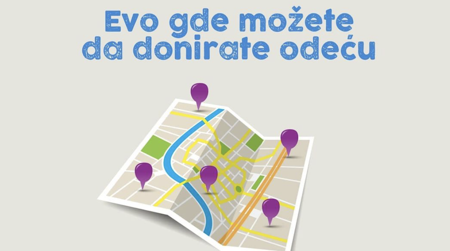 Napravljena mapa mesta u Srbiji gde možete donirati polovnu odeću