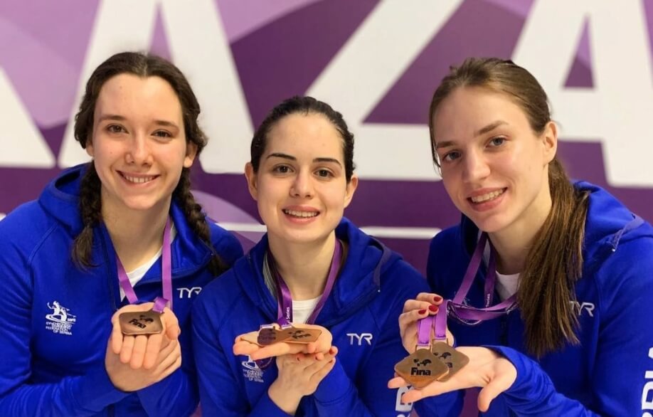 Bravo devojke! Nevena, Jelena i Sofija osvojile 3 medalje za Srbiju u sinhronom plivanju!