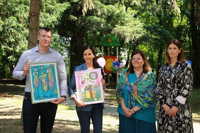 Imlek donirao sredstva za rekonstrukciju dečijeg igrališta vrtića „Venčić“ PU Savski Venac