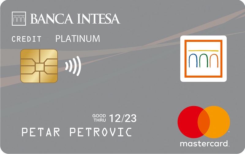 Banca Intesa Mastercard Platinum kreditna kartica – simbol prvoklasnog servisa