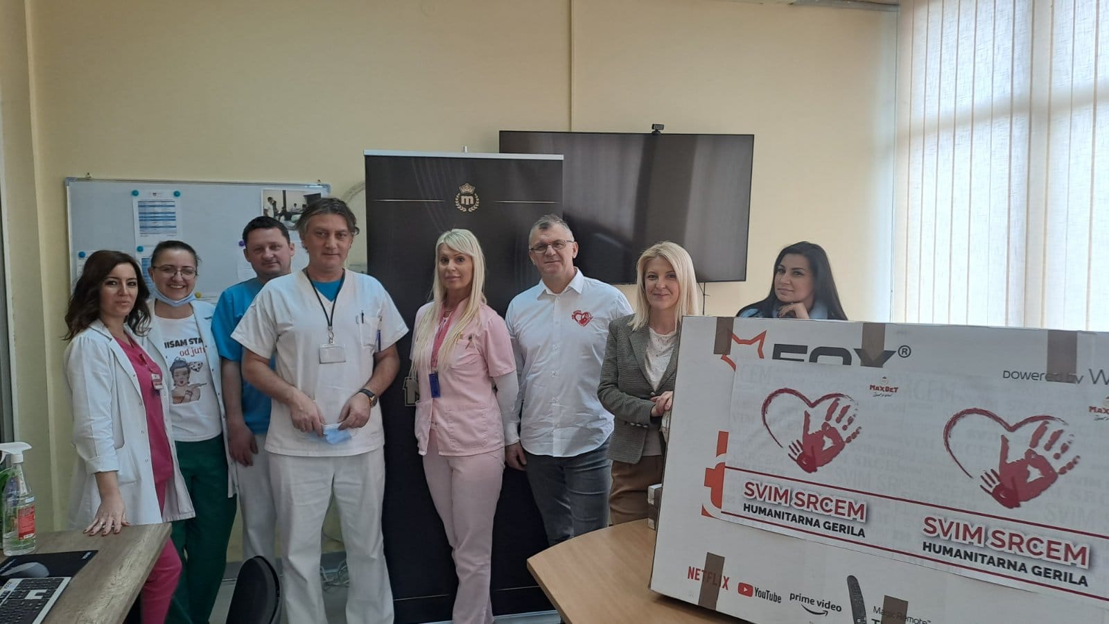 MaxBet donirao 15 LG televizora Univerzitetskom kliničkom centru Kragujevac!
