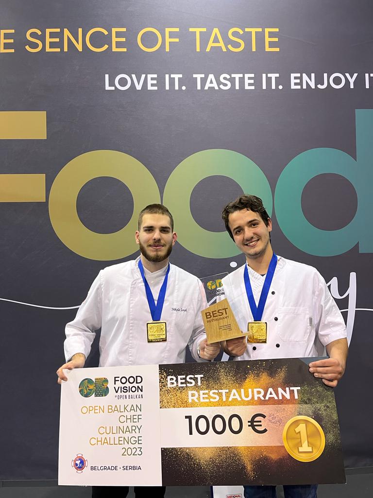 Restoran GIG dobitnik nagrade za najbolji Restoran na Open Balkan Chef Culinary Challenge događaju!