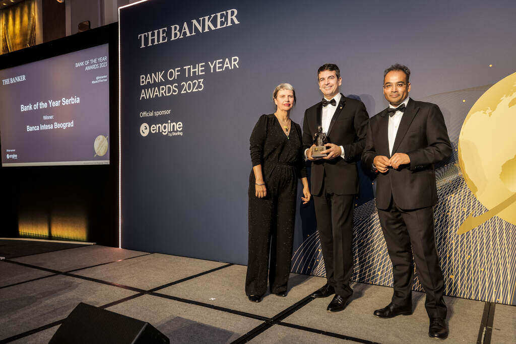 Banca Intesa ponovo ponela priznanje magazina The Banker – najbolja banka u Srbiji i u 2023. godini!