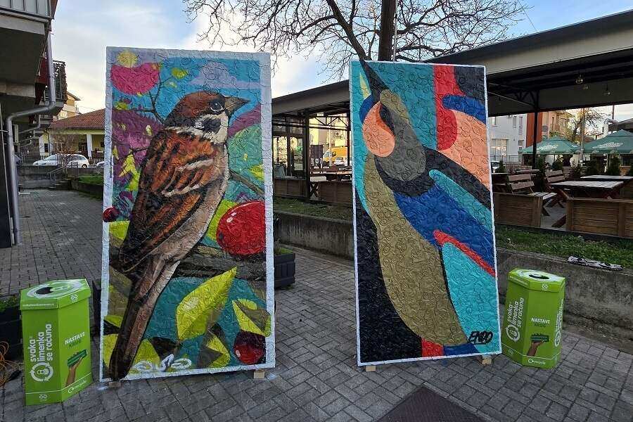 U susret proleću umetnici oslikali platna od recikliranih limenki i pozvali na zaštitu životne sredine!