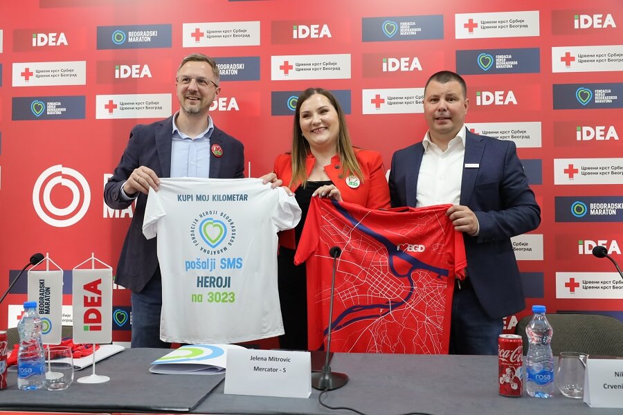 IDEA potpisala trogodišnji ugovor sa Beogradskim maratonom i najavila donaciju defibrilatora Crvenom krstu Beograd